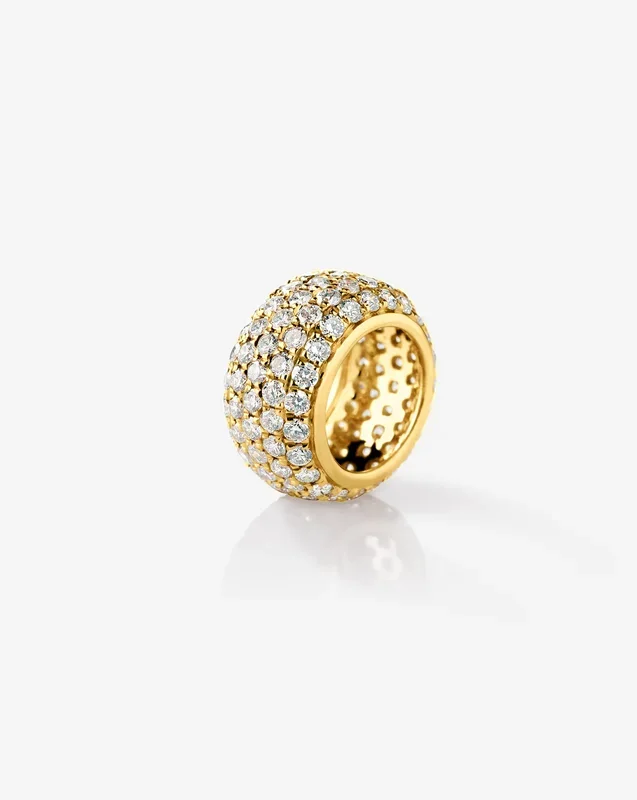 Large Pavé Eternity Bead