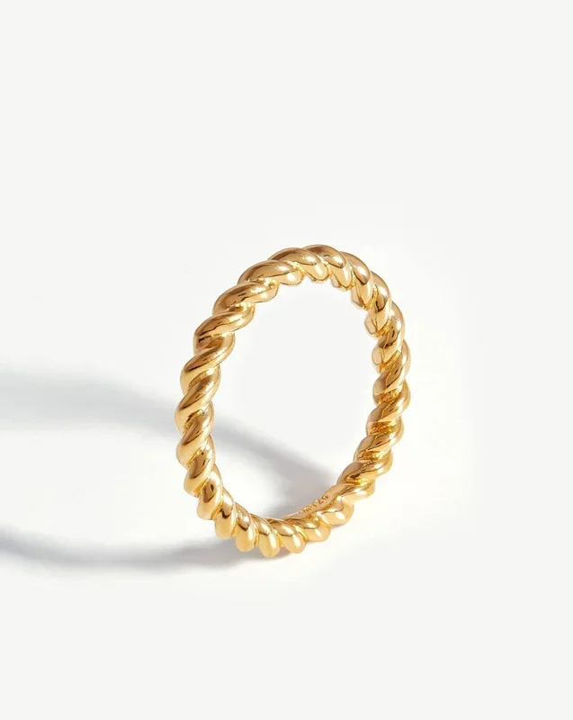 Lasso Stacking Ring | 18ct Gold Vermeil