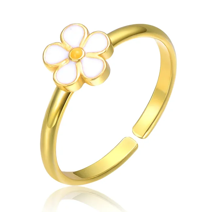 Laurie Flower Daisy Floral Ring