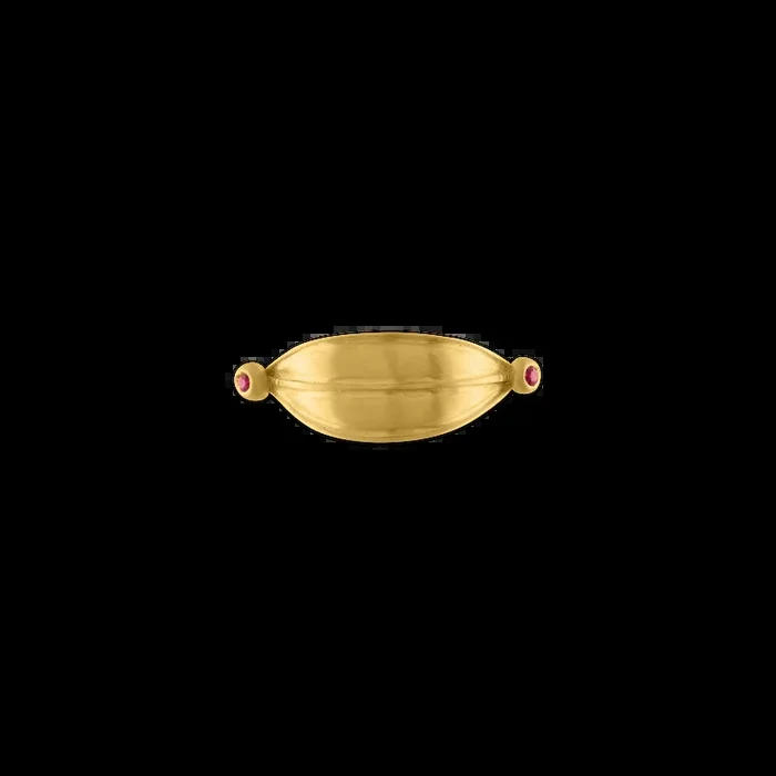 Laurus Ring with Rubies