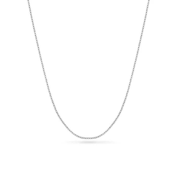 Layering Fine Chain Necklace (Silver)