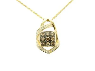 Le Vian Grand Sample Sale Pendant featuring Chocolate Diamonds, Vanilla Diamonds set in 14K Honey Gold