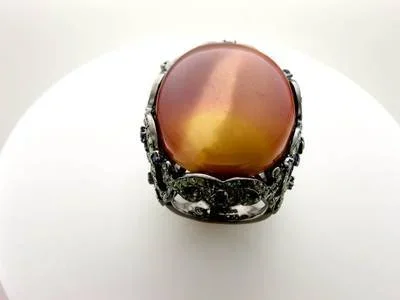 Le Vian Grand Sample Sale Ring featuring Mookaite, Blueberry Sapphire, Forest Green Tsavorite set in SLV