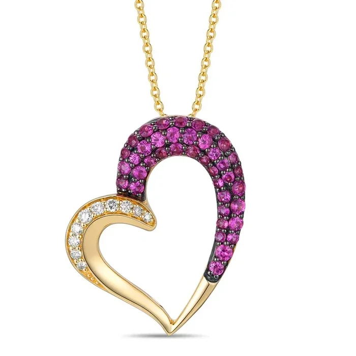 Le Vian Pendant featuring Passion Ruby Nude Diamonds set in 14K Yellow Gold