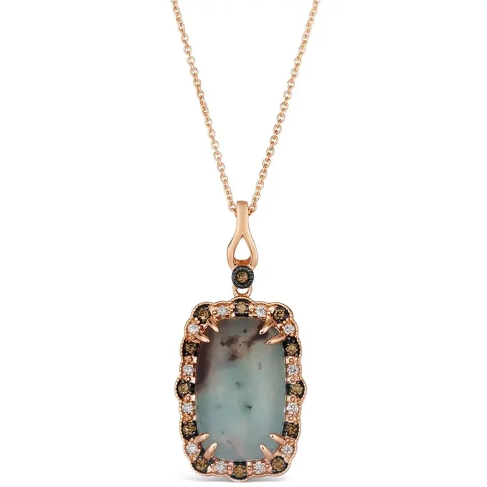 Le Vian® Mystic Frame Peacock Aquaprase Pendant