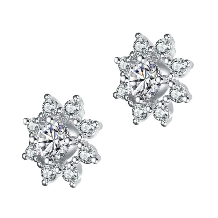 Les Haudères Midi Halo Stud Earrings