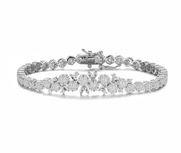 Lierre Fleur Tennis Bracelet