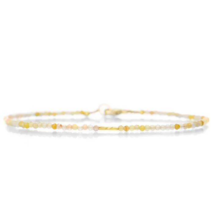 Light Ombre Carnelian Bracelet