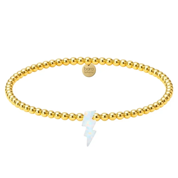 Lightning Bolt | Beaded Opal Bracelet