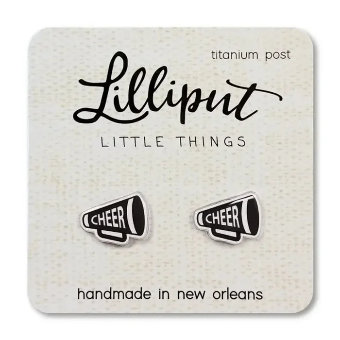 Lilliput Little Things Cheer Megaphone Earrings
