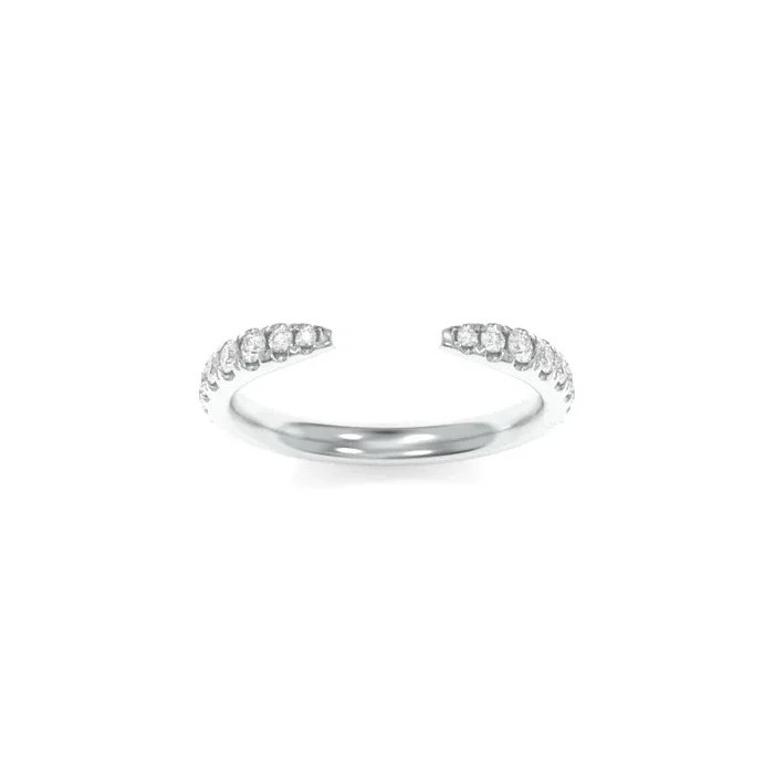 Lindsey Band – 18K White Gold
