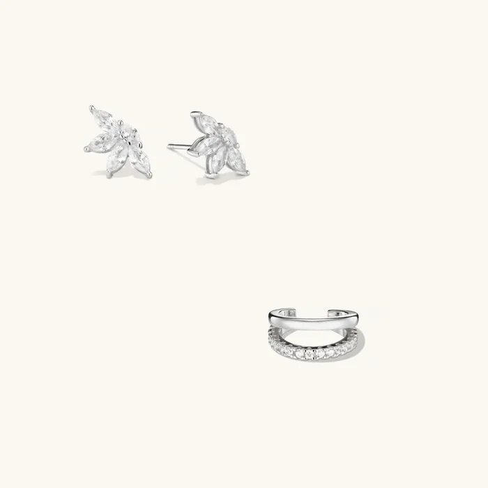 Lisa’s Ear Stack Bundle in Silver