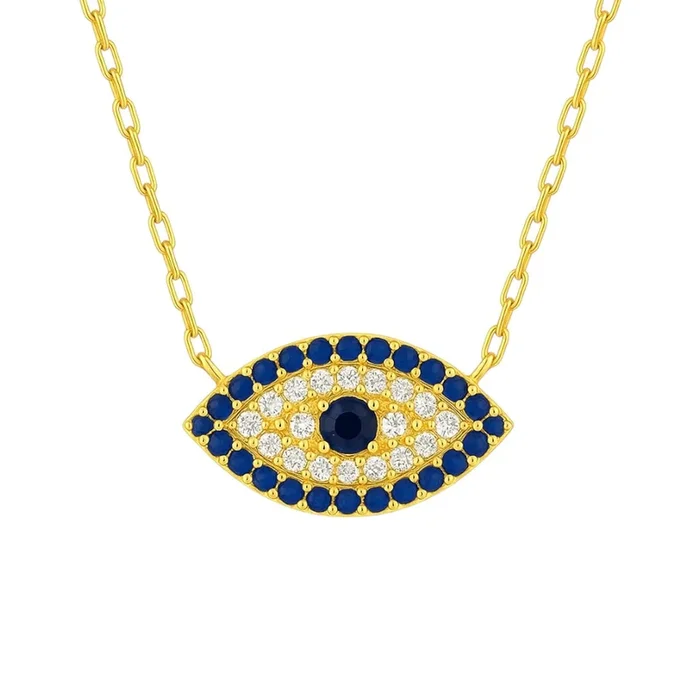 Loki | Pave Evil Eye Necklace