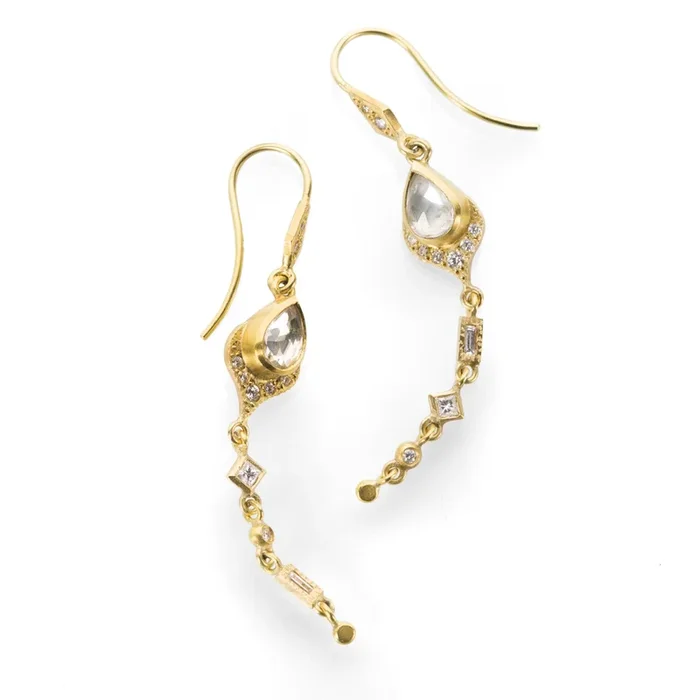 Long Spade Earrings