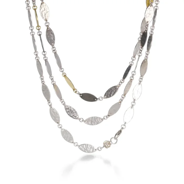 Long Willow Flake Necklace