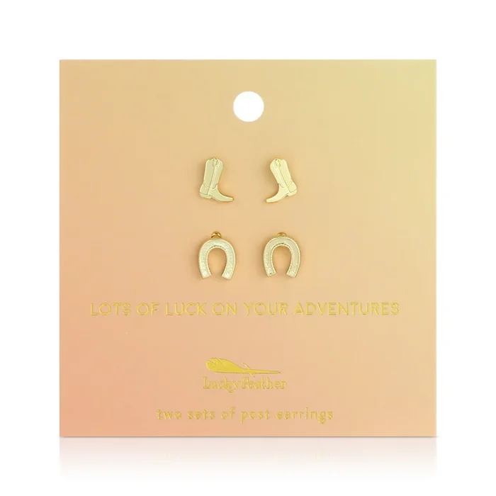 Lots of Luck – Boots + Horseshoe Studs