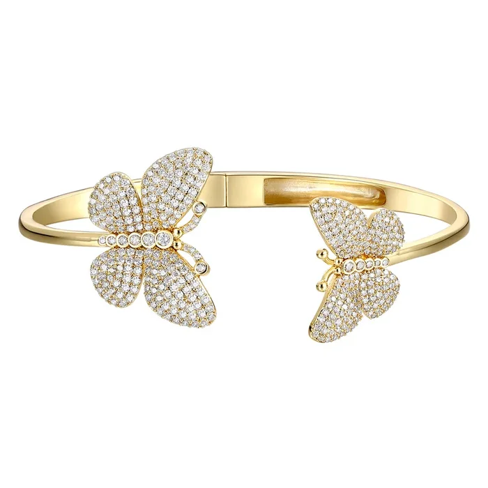 Louise Butterfly Soulmate Bangle Bracelet