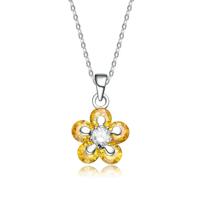 Louise Couture Flower Pendant