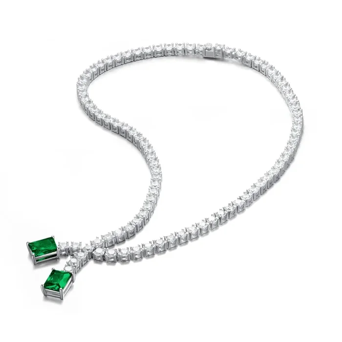 Louise Silver Tennis Chain Necklace