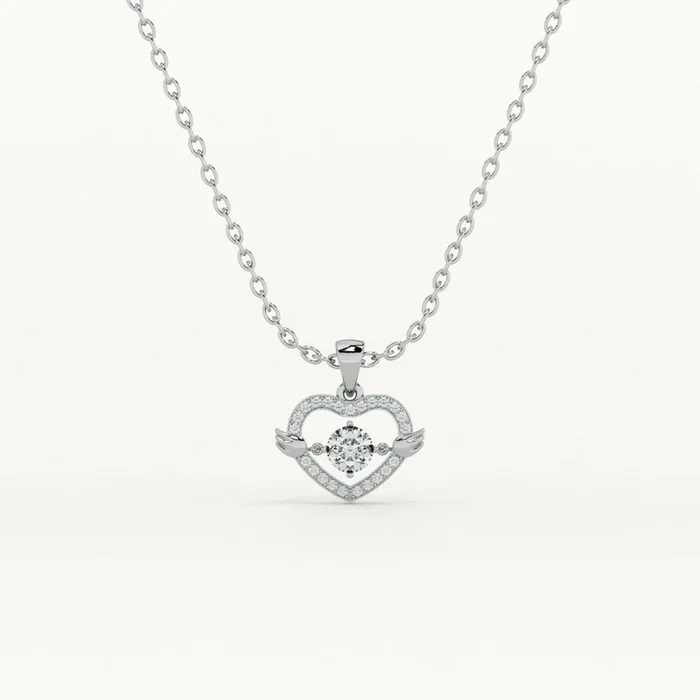 Love Locked Heart 925 Sterling Silver Necklace