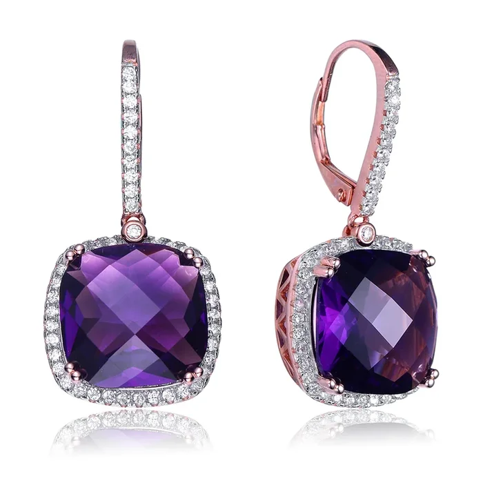 Lucie Square Drop Earrings