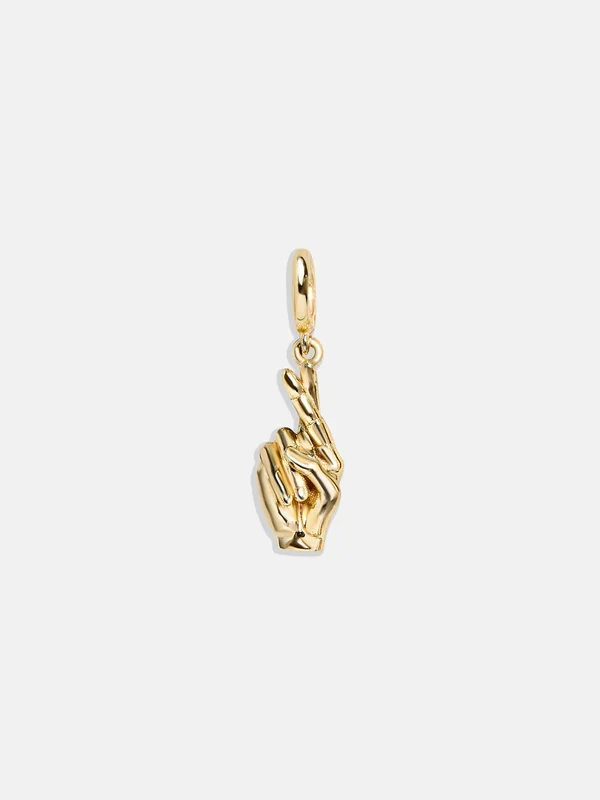 Luck Cluster Charm – Fingers Crossed