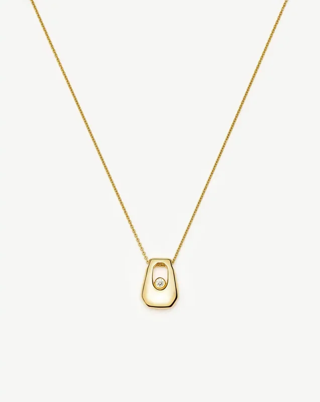 Lucy Williams Arco Pendant Necklace | 18ct Gold Vermeil