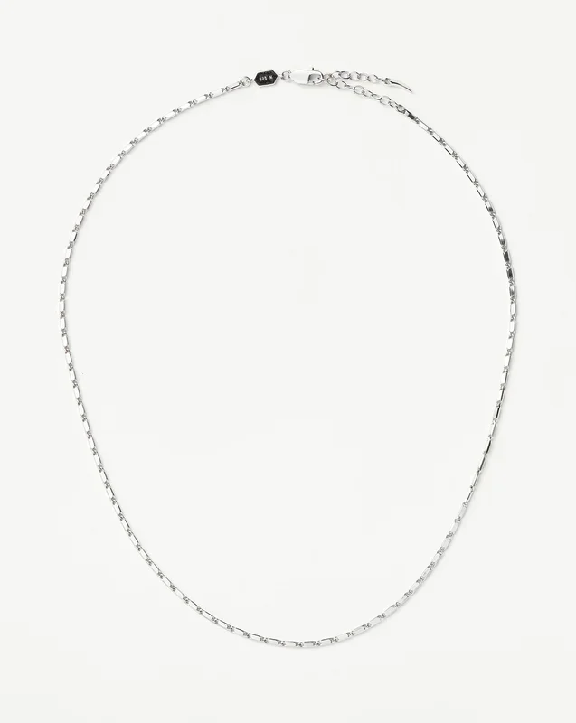 Lucy Williams Horizon Link Chain Necklace | Sterling Silver