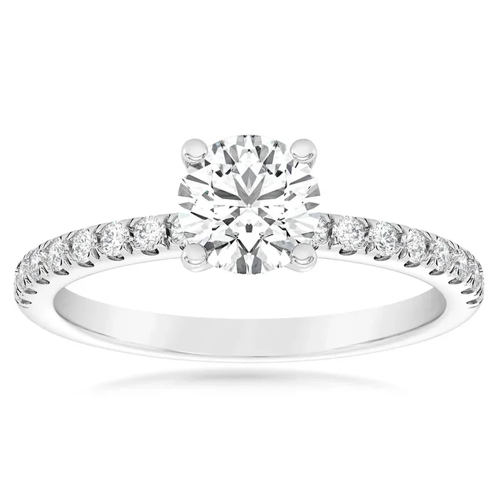 Luminesce Lab Grown Platinum 1 Carat Diamond Ring