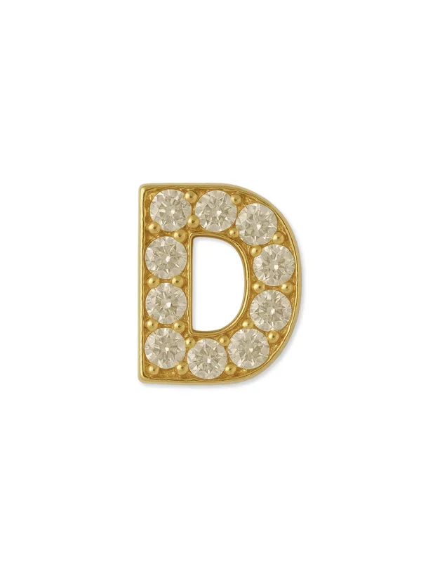 LUX Letter Slide Charms Letter D