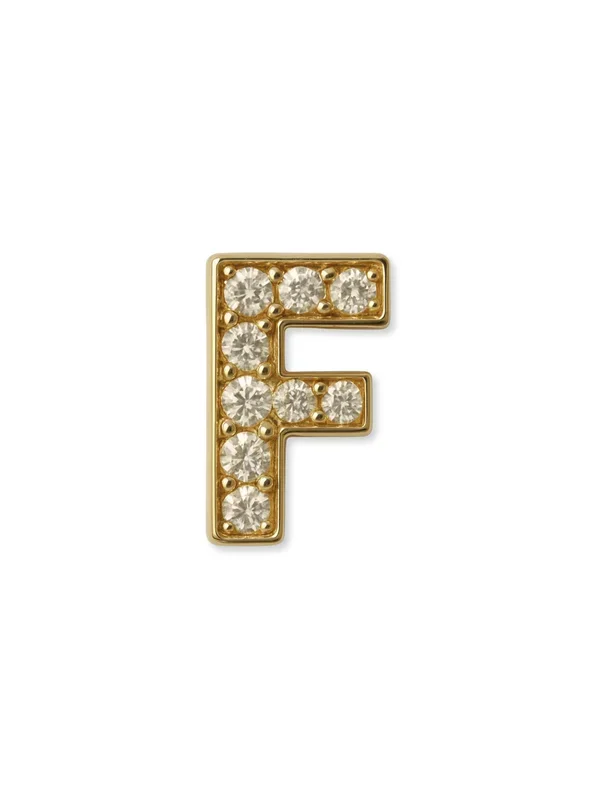 LUX Letter Slide Charms Letter F