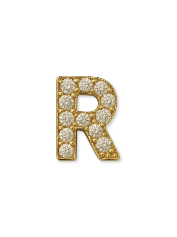 LUX Letter Slide Charms Letter R