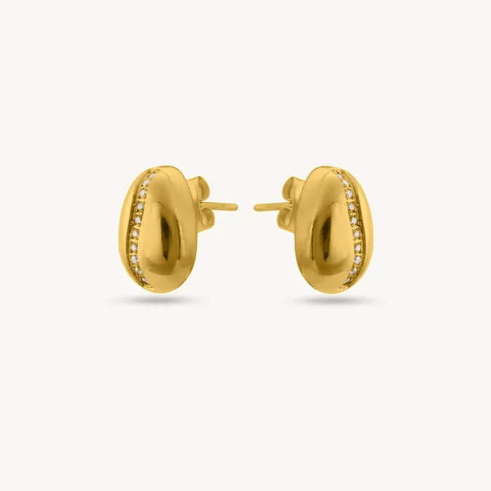 Luxe Bean Studs