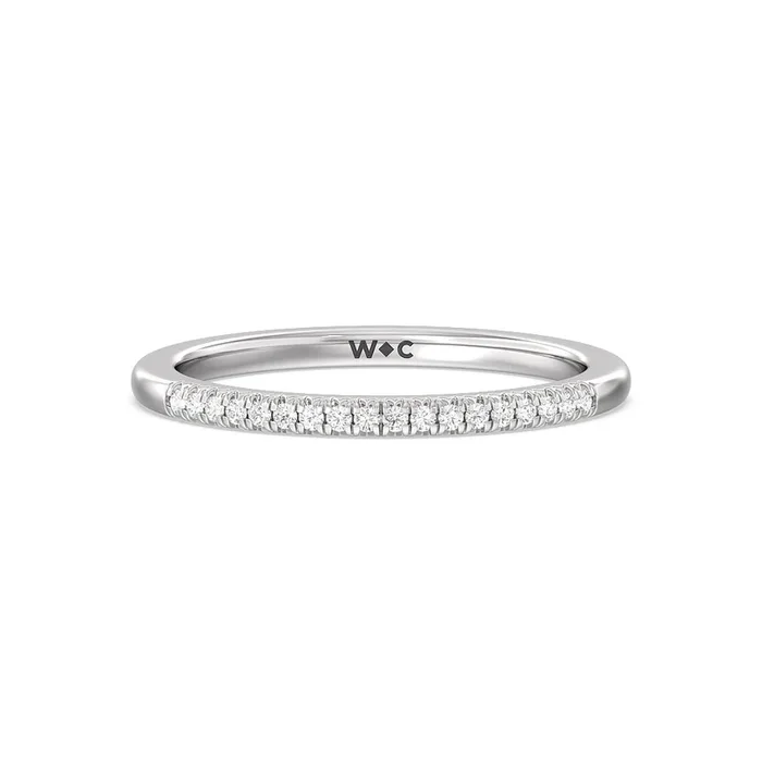 Lyra Petite French Set Diamond Wedding Band