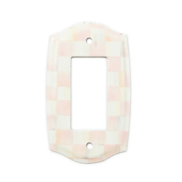 MacKenzie-Childs Rosy Check Switch Plates