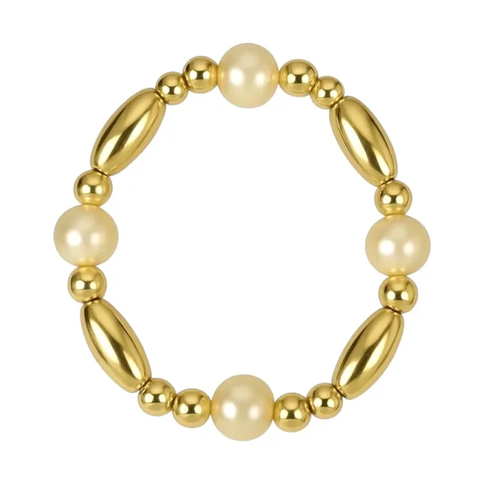 Maddi | Beaded Stretchy Ring with Pearls