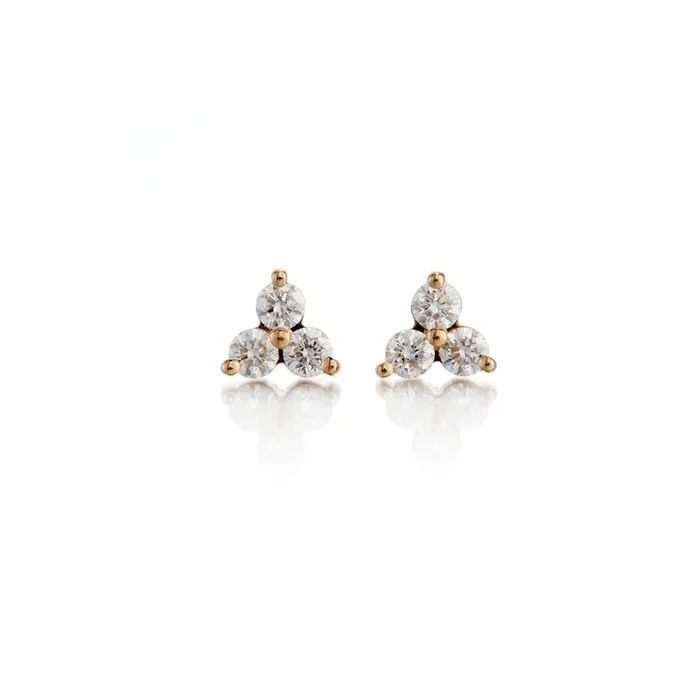 Madison Stud Earrings in Diamonds