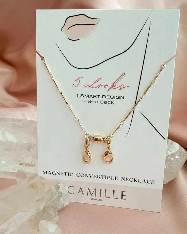 Magnetic Necklace – Convertible Bar Chain