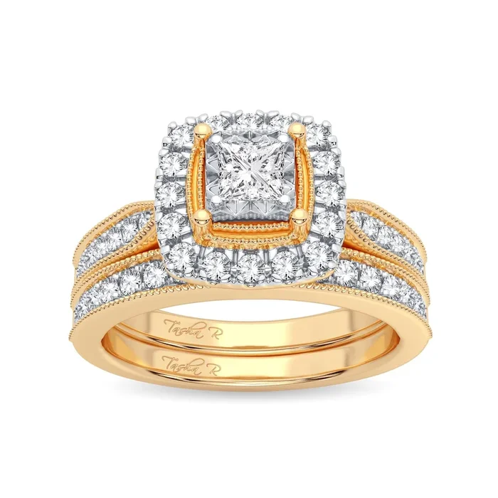 Magnifcnet 14K 0.75CT Diamond Bridal Ring