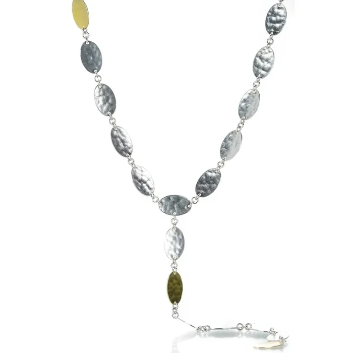 Mango Flake Y Necklace