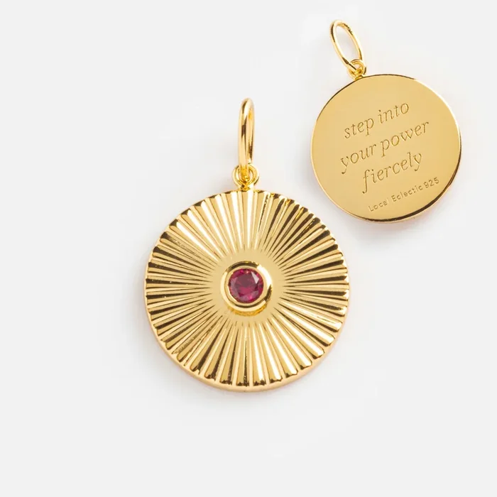 Mantra Empowerment Coin Charm