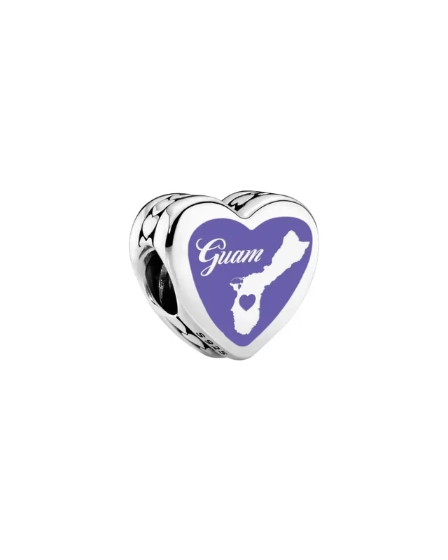 Map Guam Pandora Charm