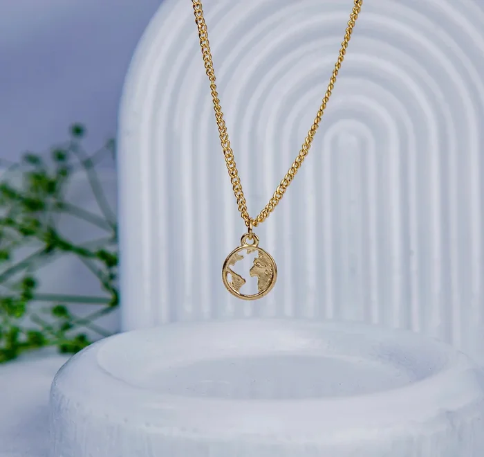 Map necklace