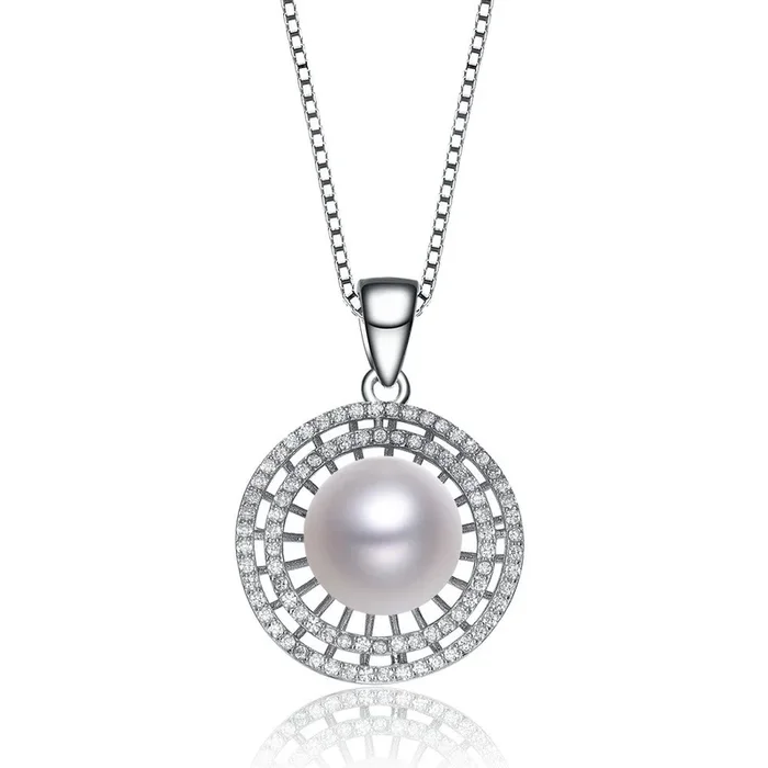 Margot Round Pearl Pendant