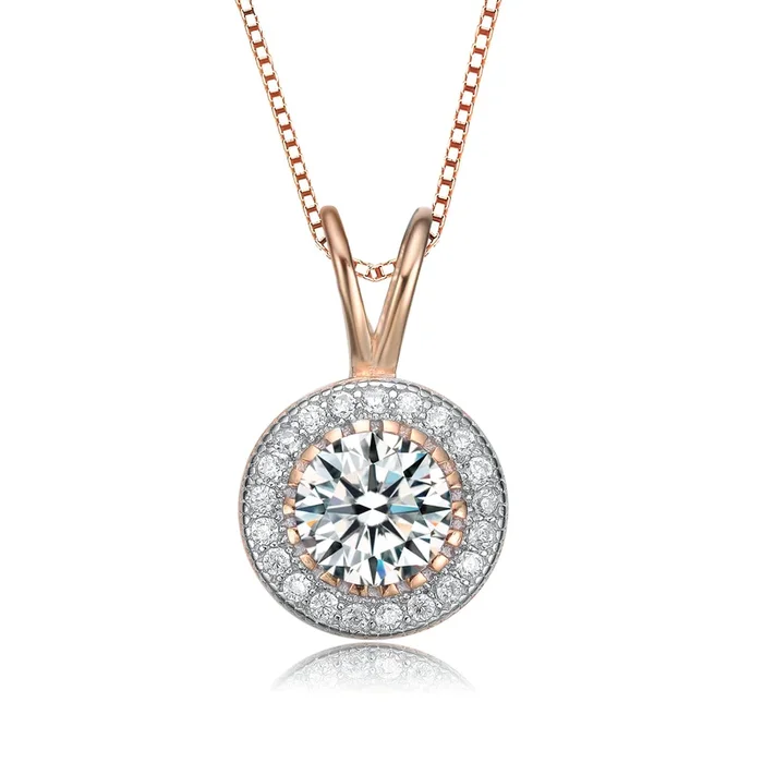 Marie Zirconia Round Necklace