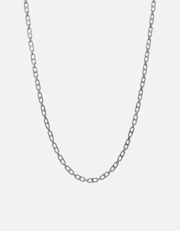 Marinero Chain Link Necklace, Sterling Silver