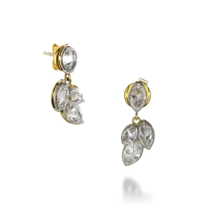 Marquise Diamond Drop Earrings