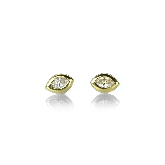 Marquise Diamond Studs
