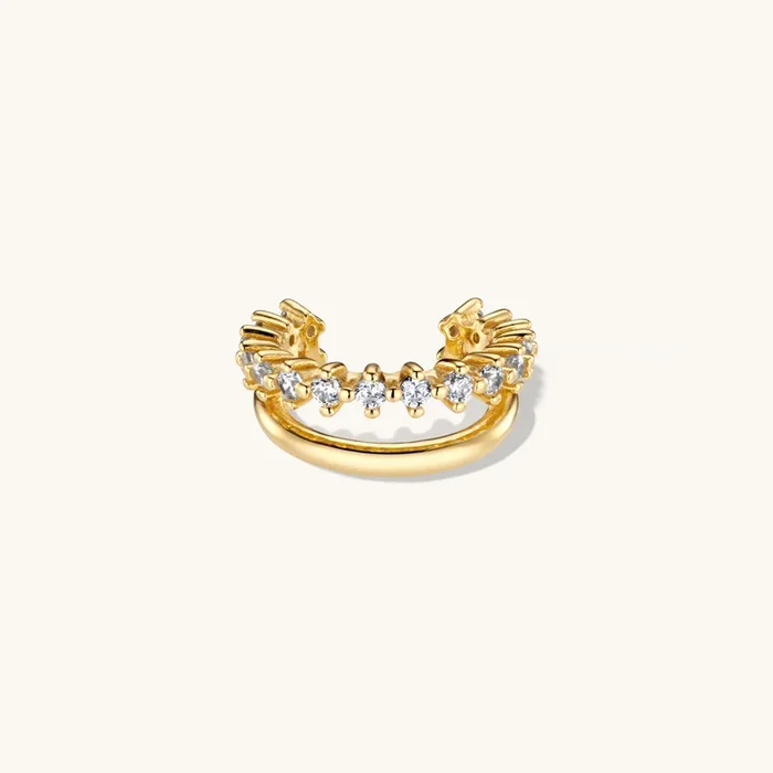 Marquise Layered Ear Cuff Gold