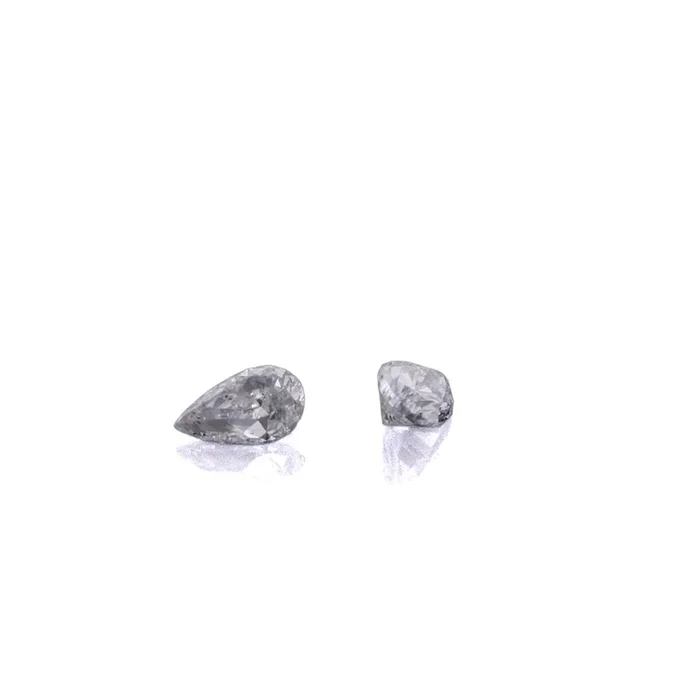 Matched Pair Estate Pear D.42tw DSI2-I1 Diamonds